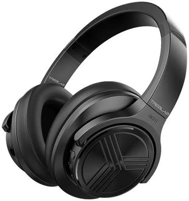 Alt view image 2 of 5 - TREBLAB Z2, Over Ear Workout Headphones with Microphone, Bluetooth 5.0, Active Noise Cancelling (ANC), Up to 35H Battery Life, Wireless Headphones for Sport, Workout, Running, Gym (Black)