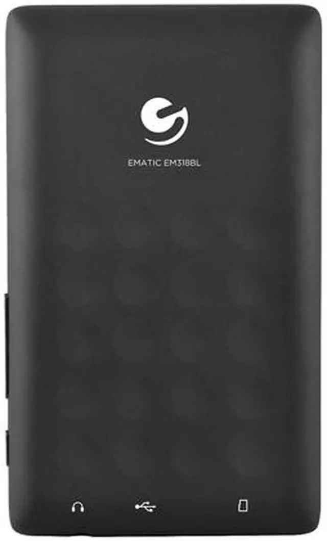 Alt view image 4 of 5 - Ematic Em318vid 8 Gb Black Flash Portable Media Player