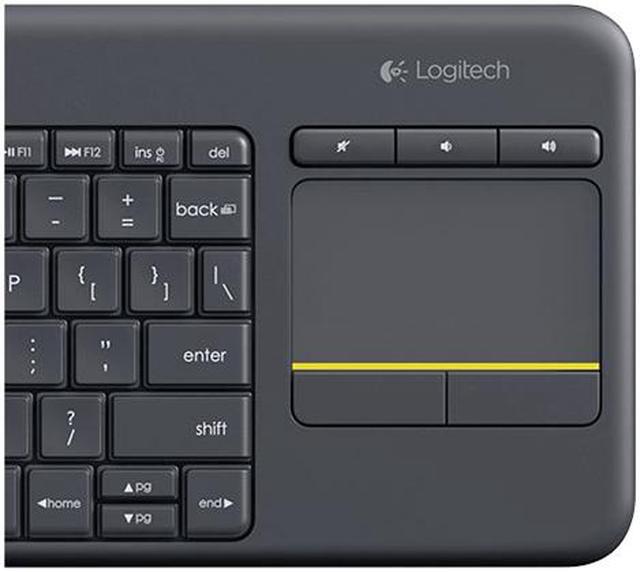 Alt view image 5 of 5 - Logitech K400 Plus Wireless Touch Keyboard - French (920-007121)