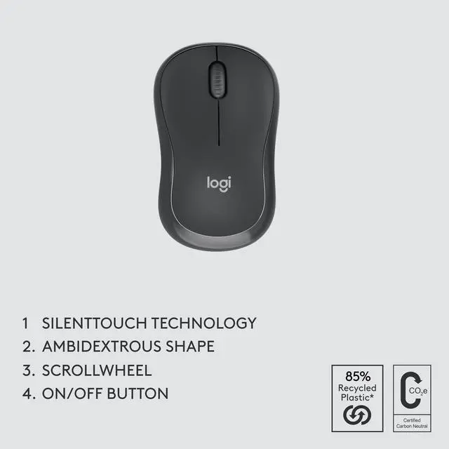 Alt view image 8 of 11 - Logitech MK370 Combo for Business Wireless Keyboard and Silent Mouse 920011887