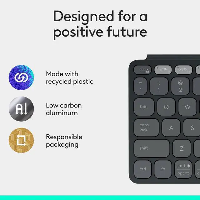 Alt view image 9 of 9 - Logitech KEYS-To-Go 2, Ultra-Portable Bluetooth Wireless Keyboard, Protective Cover, Easy-Switch Multi-Device, for iPad, iPhone, Mac, Windows, Android Tablets & Smartphones, Graphite