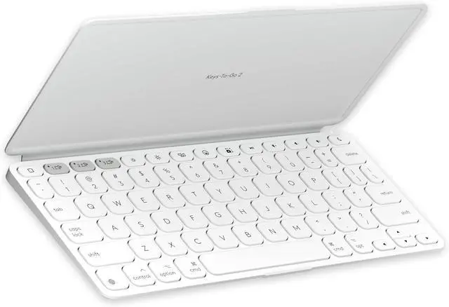 Main image of Logitech Keys-To-Go 2 Portable Wireless iPad Keyboard with Built-in Cover, Slim and Compact Bluetooth Keyboard for iPad, iPhone, Mac, and Apple TV, Easily Switch with Devices, Off-white