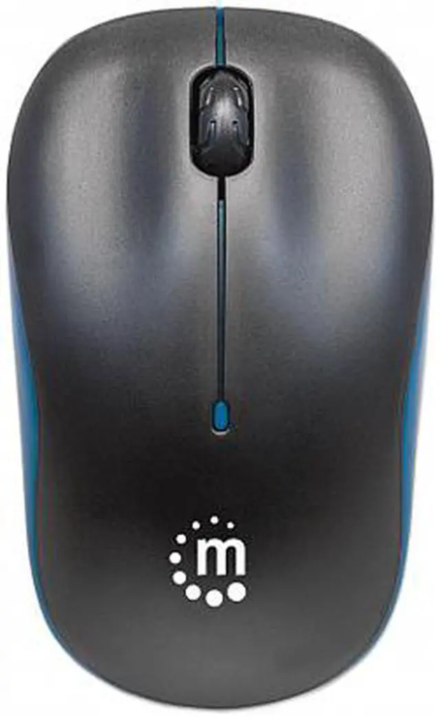 Alt view image 3 of 4 - Manhattan 179416 Success Wireless Optical Mouse (Blue/Black)