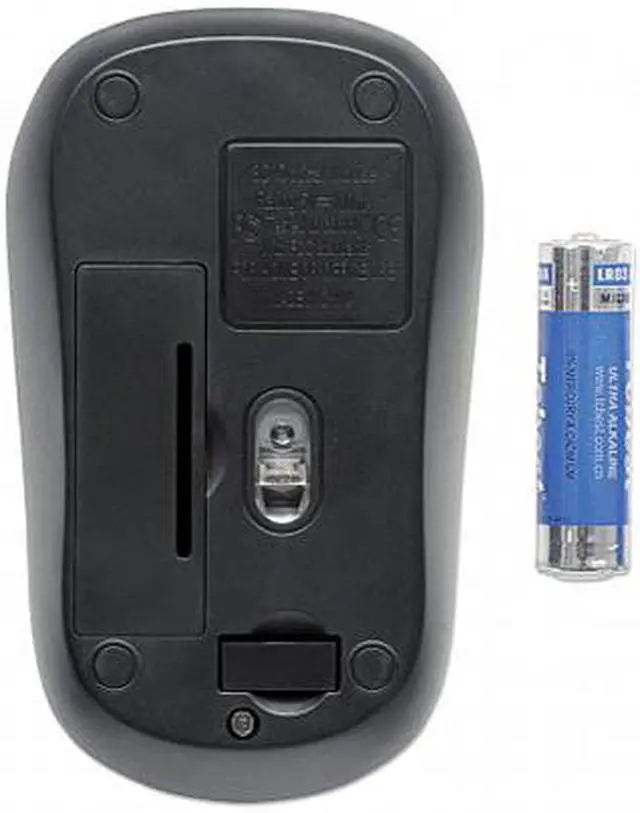 Alt view image 4 of 4 - Manhattan 179416 Success Wireless Optical Mouse (Blue/Black)