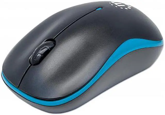 Alt view image 2 of 4 - Manhattan 179416 Success Wireless Optical Mouse (Blue/Black)
