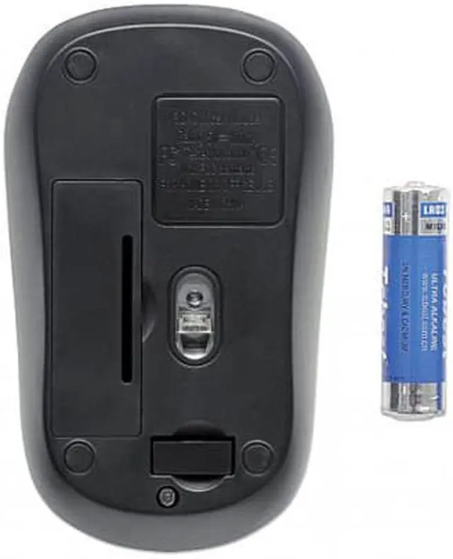 Alt view image 4 of 4 - Manhattan 179409 Success Wireless Optical Mouse (Orange/Black)