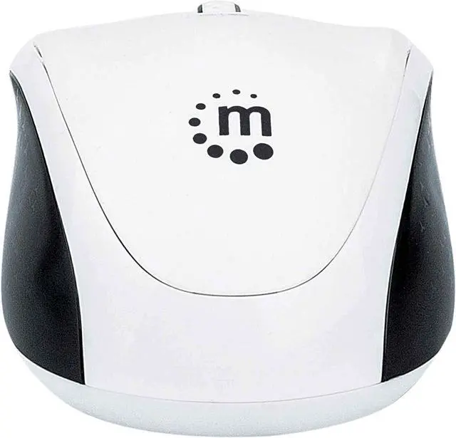 Alt view image 2 of 7 - MANHATTAN 179645 Dual Mode Mouse White
