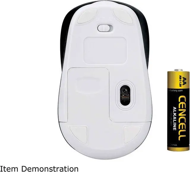Alt view image 5 of 7 - MANHATTAN 179645 Dual Mode Mouse White