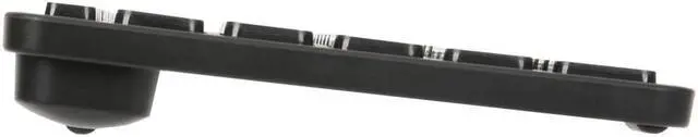 Alt view image 5 of 5 - Targus Compact Multi-Device Bluetooth Antimicrobial Keyboard - Wireless Connectivity - Bluetooth - Tablet, Smartphone, Notebook - PC, Mac - AAA Battery Size Supported - Black - AKB862US