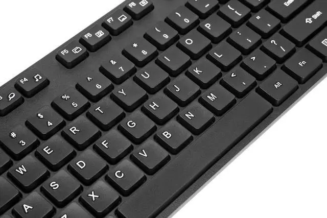 Alt view image 3 of 6 - Targus Full-Size Antimicrobial Wired Keyboard AKB30AMUS