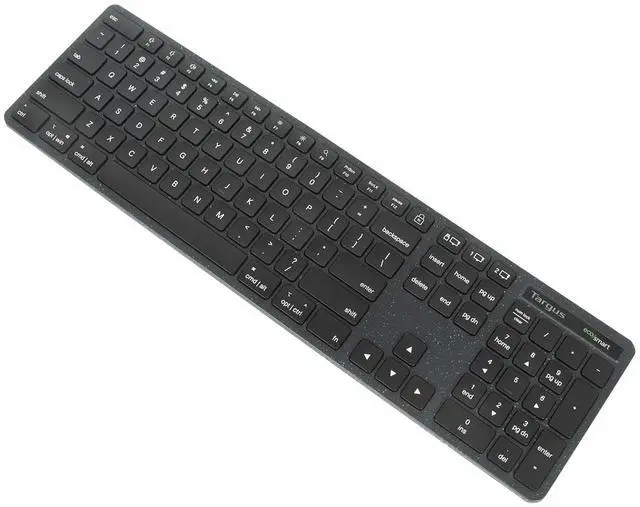 Alt view image 7 of 8 - Targus Full-Size Wireless EcoSmart Keyboard AKB873US