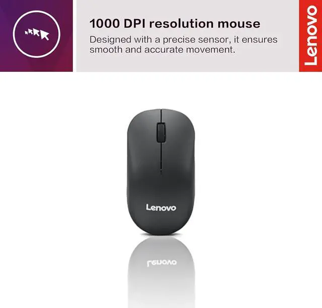 Alt view image 11 of 13 - Lenovo 300 Wireless Combo Keyboard and Mouse - US English