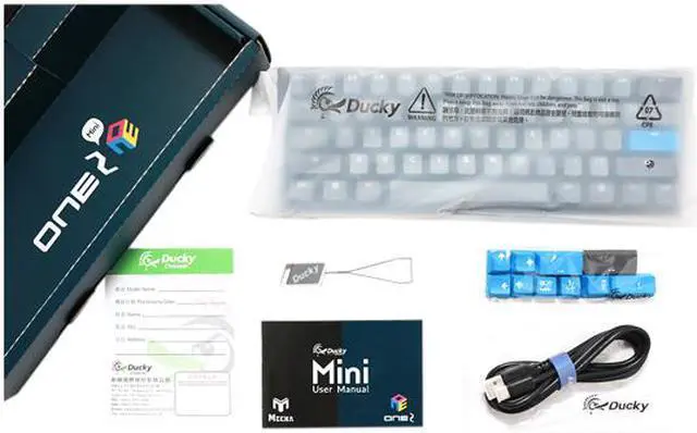 Alt view image 6 of 6 - Ducky One2 Mini - Skyline - MX Brown