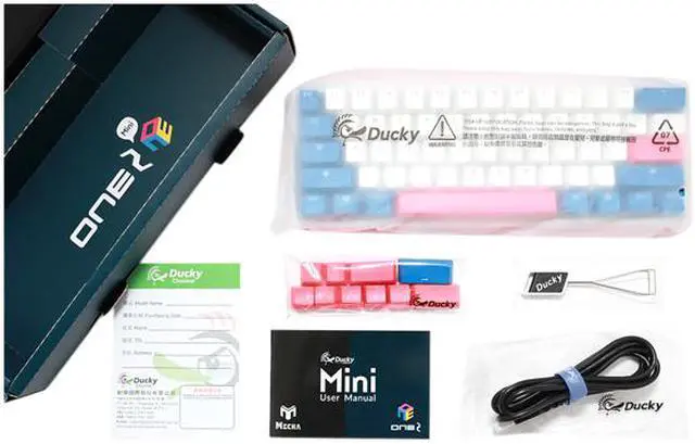 Alt view image 6 of 6 - Ducky One2 Mini BonVoyage - MX Brown Switch Mechanical Keyboard