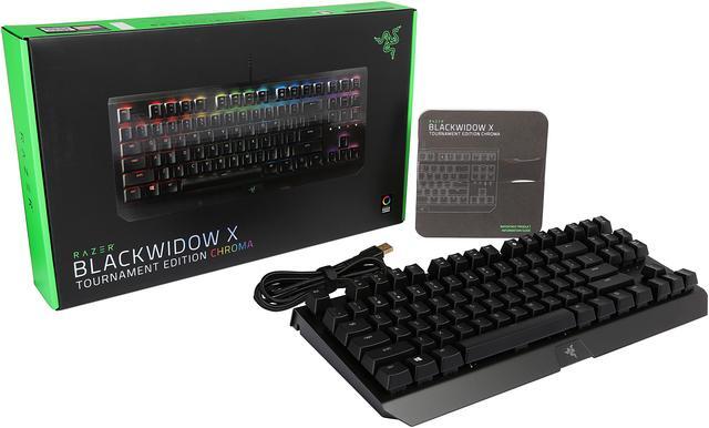 Alt view image 7 of 7 - Razer BlackWidow X Tournament Edition Chroma - RGB Mechanical Gaming Keyboard with Military Grade Metal Construction and Compact Layout