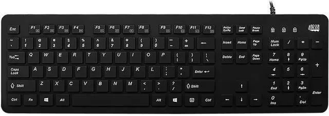 Main image of Adesso Antimicrobial Waterproof Desktop Keyboard Keyboard