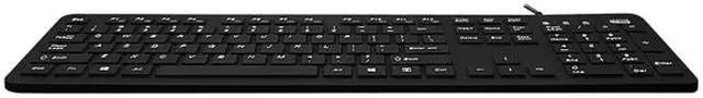 Alt view image 3 of 8 - Adesso Antimicrobial Waterproof Desktop Keyboard Keyboard