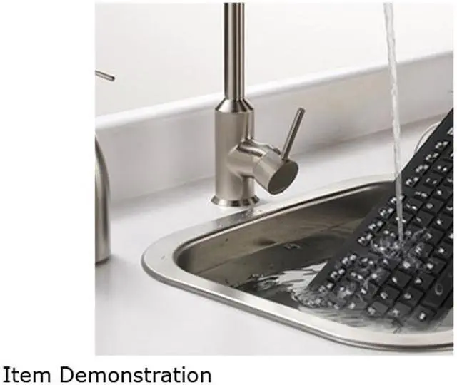Alt view image 7 of 8 - Adesso Antimicrobial Waterproof Desktop Keyboard Keyboard