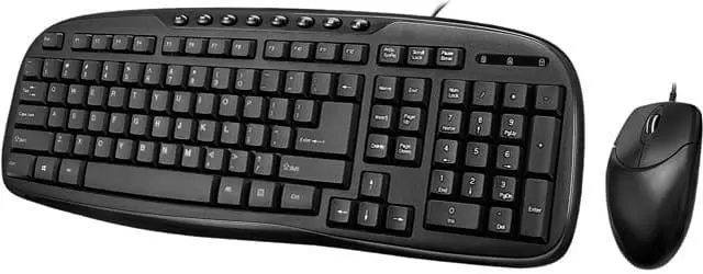 Alt view image 2 of 10 - ADESSO USB EASYTOUCH DESKTOP MULTIMEDIA KEYBOARD AND MOUSE COMBO.  THE STYLISH F