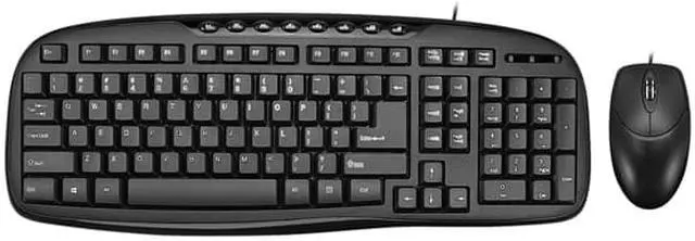 Alt view image 3 of 10 - ADESSO USB EASYTOUCH DESKTOP MULTIMEDIA KEYBOARD AND MOUSE COMBO.  THE STYLISH F