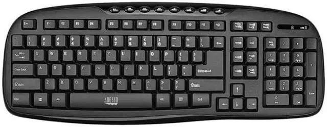 Alt view image 3 of 9 - ADESSO WKB-1330CB ADESSO 2.4GHZ WIRELESS EASYTOUCH DESKTOP MULTIMEDIA KEYBOARD AND MOUSE COMBO.