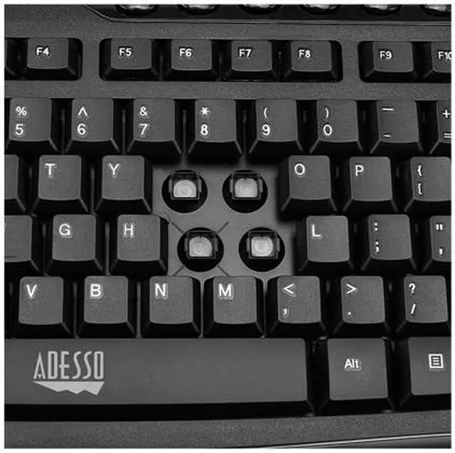 Alt view image 4 of 9 - ADESSO WKB-1330CB ADESSO 2.4GHZ WIRELESS EASYTOUCH DESKTOP MULTIMEDIA KEYBOARD AND MOUSE COMBO.