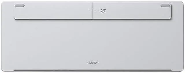 Alt view image 4 of 5 - Microsoft Designer Compact Keyboard - Glacier. Standalone Wireless Bluetooth Keyboard. Compatible with Bluetooth Enabled PCs/Mac