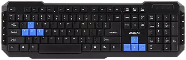 Alt view image 2 of 8 - Zalman ZM-K200M USB Keyboard