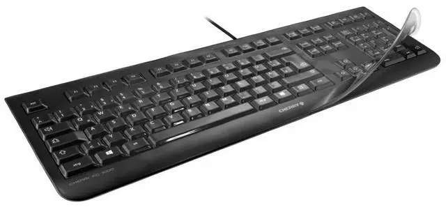 Alt view image 2 of 4 - Cherry JK-0800FR-2 105 Plus 4 Cherry KC 1000 Black French USB keyboard