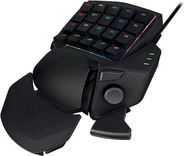 Alt view image 2 of 5 - Razer Orbweaver Chroma: Green Mechanical Switch Gaming Keyboard with 30 Programmable Keys - RZ07-01440100-R3U1