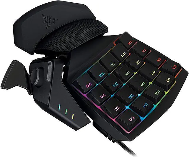 Alt view image 3 of 5 - Razer Orbweaver Chroma: Green Mechanical Switch Gaming Keyboard with 30 Programmable Keys - RZ07-01440100-R3U1