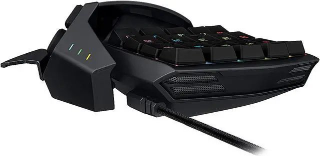 Alt view image 4 of 5 - Razer Orbweaver Chroma: Green Mechanical Switch Gaming Keyboard with 30 Programmable Keys - RZ07-01440100-R3U1