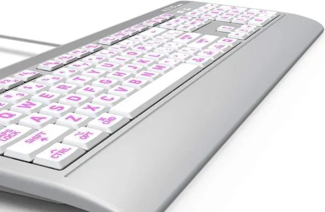 Alt view image 2 of 7 - AzIO KB540 Antimicrobial Keyboard (Mac)
