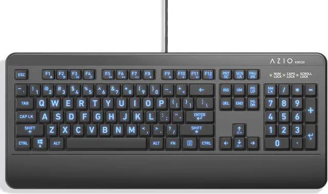 Main image of AzIO KB530 Antimicrobial Keyboard (PC)