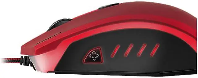 Alt view image 4 of 5 - SPEEDLINK Ledos 3000dpi Optical Gaming Mouse, Red (SL-6393-RD).