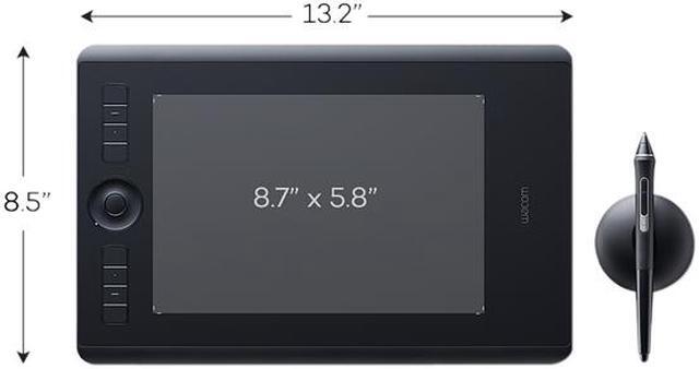 Alt view image 4 of 8 - Wacom Intuos Pro Medium Bluetooth Graphics Drawing Tablet, 8 Customizable ExpressKeys, 8192 Pressure Sensitive Pro Pen 2 Included, Compatible with Mac OS and Windows