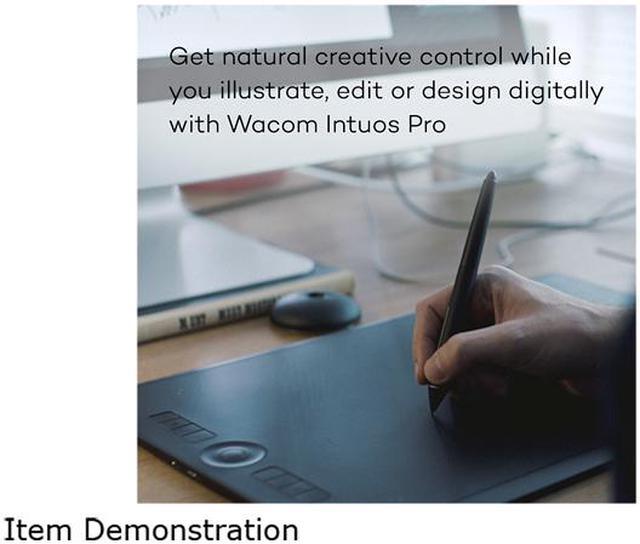 Alt view image 8 of 8 - Wacom Intuos Pro Medium Bluetooth Graphics Drawing Tablet, 8 Customizable ExpressKeys, 8192 Pressure Sensitive Pro Pen 2 Included, Compatible with Mac OS and Windows