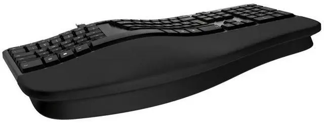 Alt view image 5 of 6 - Incase Designed by Microsoft Ergonomic Keyboard - Cable Connectivity - USB 2.0 Type A Interface - 126 Key(s) - MS Office, Emoji, Search, Multimedia, Mute, Volume Up, Volume Down, Music