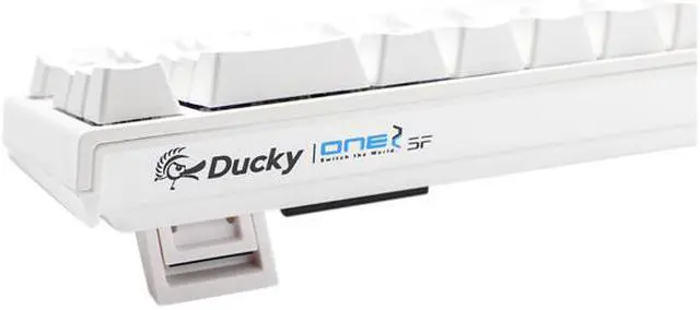 Alt view image 2 of 5 - Ducky One 2 SF 65% RGB LED Mechanical Keyboard, White w/ Cherry MX Blue Switches