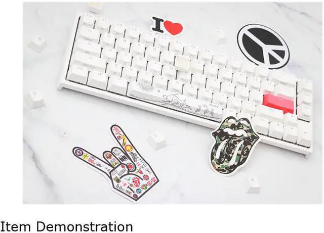 Alt view image 5 of 5 - Ducky One 2 SF 65% RGB LED Mechanical Keyboard, White w/ Cherry MX Brown Switches