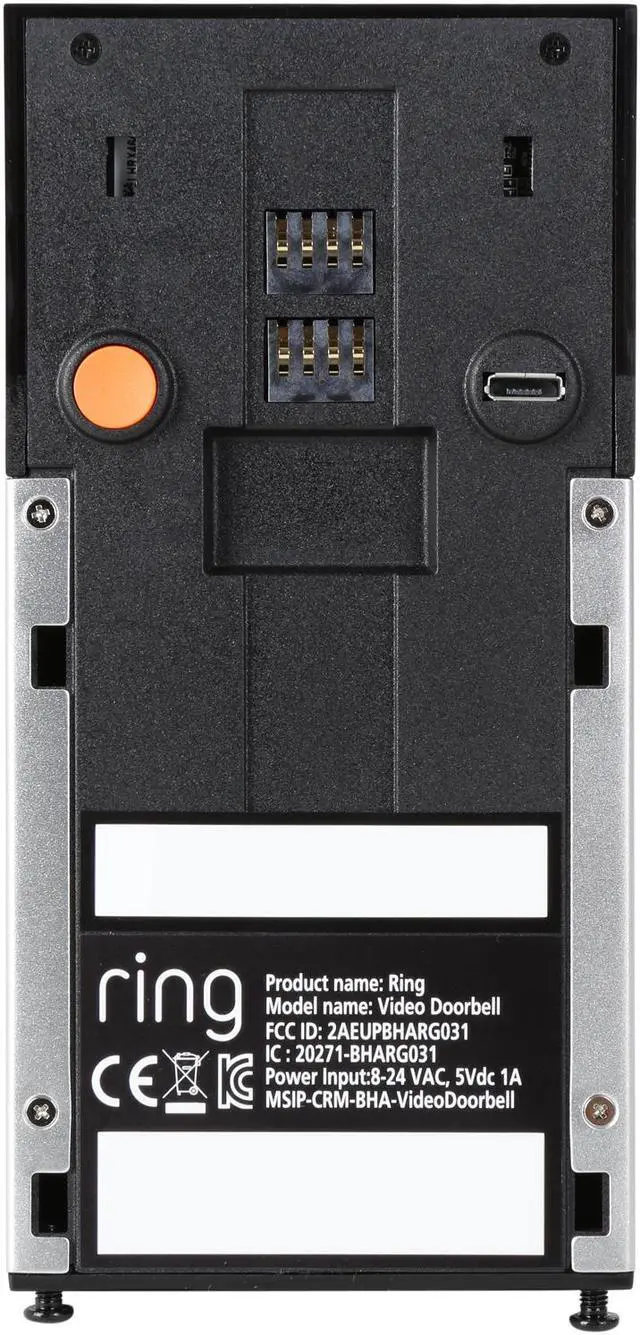 Alt view image 5 of 6 - Ring Wi-Fi Enabled Video Doorbell (Satin Nickel)