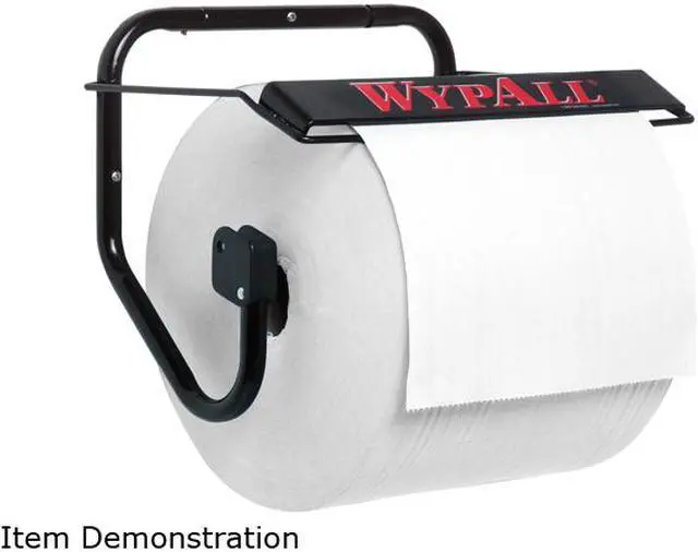 Alt view image 4 of 5 - WypAll X50 Disposable Cloths (35015), Strong for Extended Use, Jumbo Roll, White, 1,100 Sheets / Roll