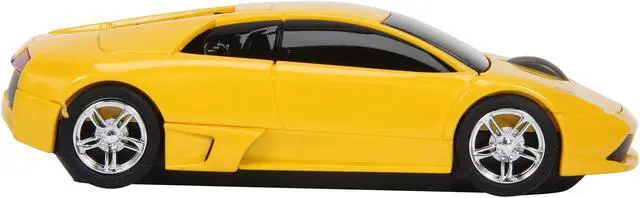 Alt view image 4 of 7 - Road Mice HP-11LGMCYXA Lamborghini Murcielago Series Car Mouse - Yellow