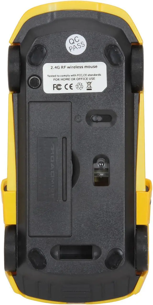 Alt view image 6 of 7 - Road Mice HP-11LGMCYXA Lamborghini Murcielago Series Car Mouse - Yellow