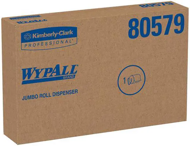 Alt view image 4 of 4 - Wall Mounted Dispenser for WypAll and Kimtech Wipes (80579), Jumbo Roll, Black