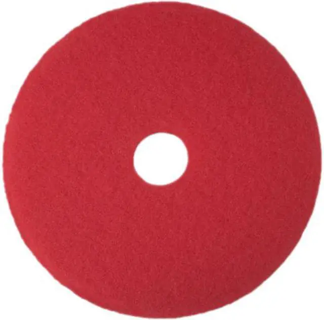 Main image of 3M Corporation MCO 08391 16 Inch 5100 Low-Speed Floor Buff Pad- Red - Case of 5