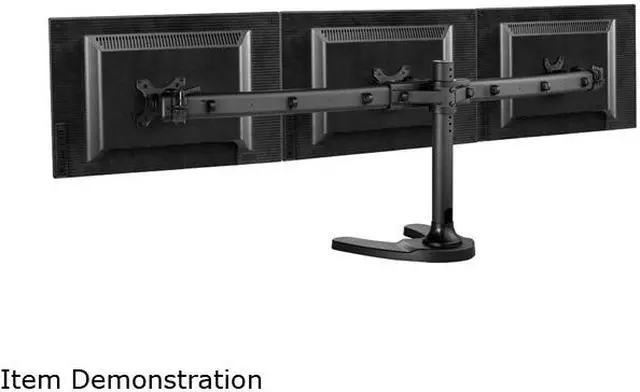 Alt view image 5 of 10 - atdec SD-FS-T Triple Display Mount with a Freestanding Base. Max Load: 17.6lbs Per Display