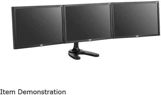 Alt view image 6 of 10 - atdec SD-FS-T Triple Display Mount with a Freestanding Base. Max Load: 17.6lbs Per Display