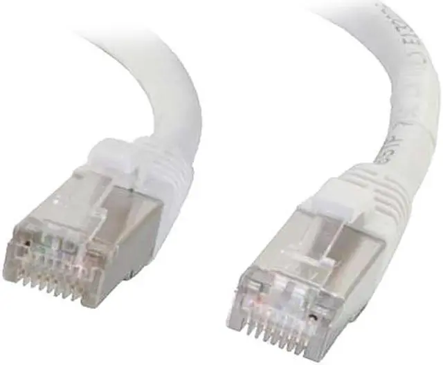 Main image of C2G 00923 C2G 10FT CAT6 SNAGLESS SHIELDED (STP) NETWORK PATCH CABLE - WHITE