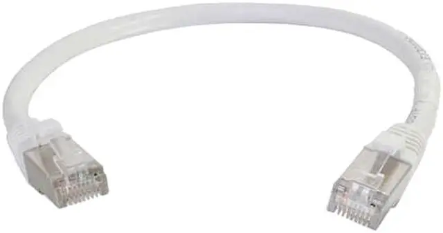 Alt view image 2 of 4 - C2G 00923 C2G 10FT CAT6 SNAGLESS SHIELDED (STP) NETWORK PATCH CABLE - WHITE